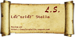 László Stella névjegykártya